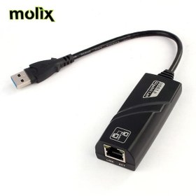 Resim Molix USB 3.0 Gigabit To Ethernet Çevirici Dönüştürücü 