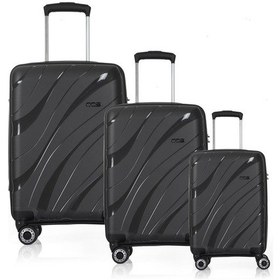 Resim Ççs 5223 Polipropilen 3 Lü Valiz Seti-mor Mor 