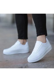 Resim Topçuoğlu Kundura Günlük Ortepedik Hafif Spor Air Unisex Sneaker Beyaz Spor Ayakkabı 