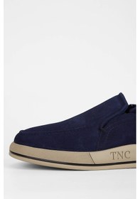 Resim Tamer Tanca Erkek Hakiki Deri Lacivert Süet Casual Ayakkabı 183 27203 Erk Ayk Sk23/24 Lacı Suet Lacivert 