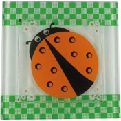 Resim Hellove Cam Gider Kapağı Dekoratif Banyo Gider Süsü 10 x 10 cm 