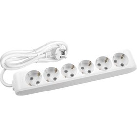 Resim Viko 6'lı Topraklı Çocuk Korumalı Grup Priz 4 M Beyaz 