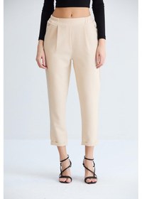 Resim Sortie Collection Duble Paça Bel Lastikli Pantolon Taş-taş Taş 