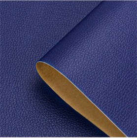 Resim Kendinden Yapışkanlı Deri Etiket Araba Sandalye Tamir Kanepe Aşınmaya Dayanıklı Sapphire Blue 50x50cm 