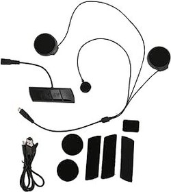 Resim Motosiklet ı Kulaklık, V5.0 Kulaklığı, Su Geçirmez/Eller Serbest/Stereo Müzik/GPS Navigasyon/İnterkomu/Bağlanabilir 2 Cep Telefonu / 500mAh / 20-30M 
