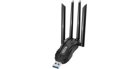 Resim Go-Des GD-WPS015 Wi-Fi USB Adaptörü 900Mbps Siyah 