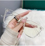 Resim Erıkole Retro Kare Çerçeve Mavi Işık Engelleme Gözlük - Miyopi Reçeteli 0 -4.0 Diyoptri +300gri Gri 