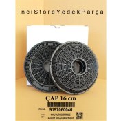 Resim Ala 535 G Davlumbaz Aspiratör Için Yeni Nesil Karbon Filtre 