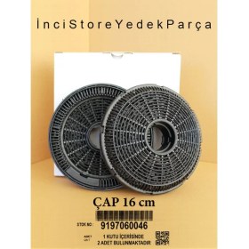 Resim Ala 535 G Davlumbaz Aspiratör Için Yeni Nesil Karbon Filtre 