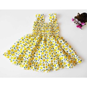 Resim BYMURAT BABY Kız Bebek Limonlu Yazlık Elbise 