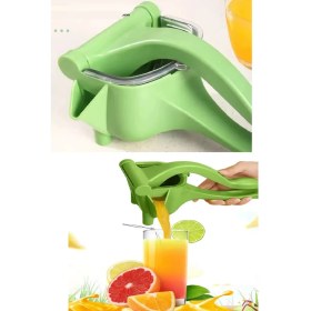 Resim MCM Group Manuel Plastik Meyve Portakal Karpuz Limon Sıkacağı Kollu Sebze Suyu Sıkma Limonata Aparatı Aleti 