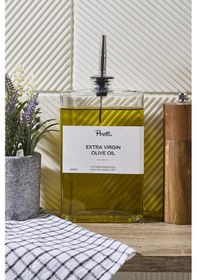 Resim Molivet 500ml Silver Kapak Cam Yağdanlık-sosluk-sirkelik 