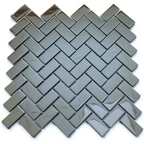 Resim MozaiKristaL Mutfak Tezgah Arası Ve Iç Dekorasyon Için 23x48x4 Mm Kristal Cam Seramik. (1 KOLİ=1M2 FİYATİDİR) 