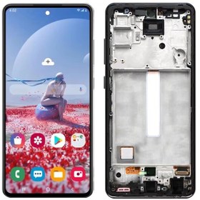 Resim Samsung Uyumlu Galaxy A52 Sm-a525f Lcd Ekran Dokunmatik Çıtalı 