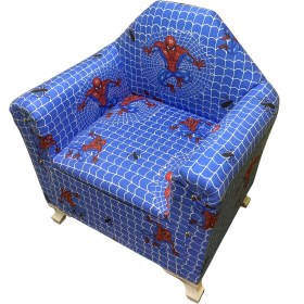 Resim LR Örümcek adam desenli çocuk koltuğu - tekli çocuk berjeri 