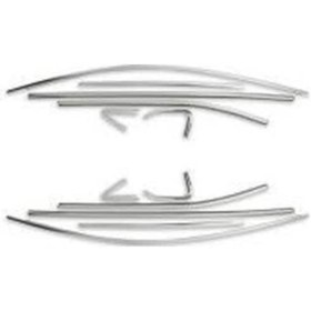 Resim Dacia Uyumlu Sandero Stepway 2021 Krom Cam Çerçevesi 