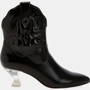 Resim Katy Perry Annie-o Kadın Siyah Western Tasarım Bot Siyah 