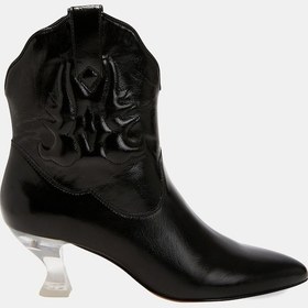 Resim Katy Perry Annie-o Kadın Siyah Western Tasarım Bot Siyah 