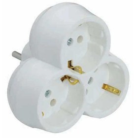 Resim Tntech 3'lü Golyat Topraklı Kablosuz Priz Çoğaltıcı 9271 