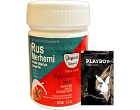 Resim Playboy Valnut Milk & Walnut Rus Merhemi 50 ml Kadın Özel Bölge Tüy Dökücü Krem + 1 Armağan Jel 