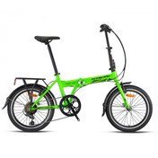 Resim Kron Fold 4.0 20 Jant V Fren Katlanır Bisiklet (Yeşil Siyah) 