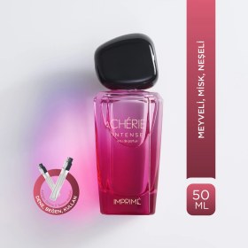 Resim Imprime Chérie Intense Edp Kadın Parfüm 50ML | Meyveli & Misk | Elma, Mandalina, Gül, Müge, Vanilya, Misk 