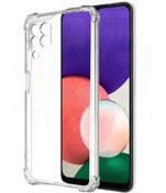 Resim KZY İletişim Samsung Galaxy A22 Uyumlu Kapak Kamera Korumalı Şeffaf 