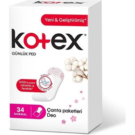Resim Kotex Günlük Ped Normal 34'lü 