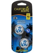 Resim California Scents® Mini Diffuser "Newport New Car" Kalorifer Geçme Koku 2'li Set 