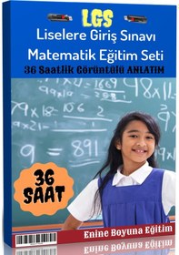 Resim LGS Görüntülü Matematik Eğitim Seti 36 Saatlik Özel Anlatım 
