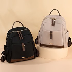 Resim Moda Büyük Kapasiteli Sırt Çantası, Preppy Kolej Okul Sırt Çantası, Kadınlar için Rahat Seyahat İşe Gidiş Knapsack 