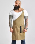 Resim Kovalevskı Aşçı Ustası İçin Su Geçirmez Mutfak Çalışma Önlüğü 202712294 Bej 