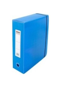Resim Arşiv Proje Kutusu Plastik Lastikli Battal 29x40x9 mavi 25 adet 