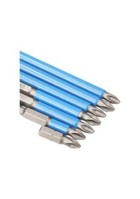 Resim Yuntech01 7'li Ph2 Çelik Tornavida Uçları Seti - Manyetik, Kayma Engellli, Cnc Hassas, Farklı Uzunluklar 25mm-150mm 