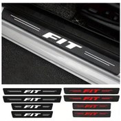 Resim Cloudstore Kırmızı Honda Fit 2021-2017 Bagaj Eşik Koruyucu Film, Çizilme Önleyici Kaliteli Yapışkan 