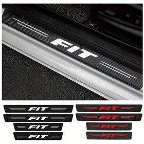 Resim Cloudstore Kırmızı Honda Fit 2021-2017 Bagaj Eşik Koruyucu Film, Çizilme Önleyici Kaliteli Yapışkan 