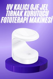 Resim Ronanna Seyehat Tipi Mini Oje Kurutucu Ultraviole Mor Işık Protez Tırnak Kurutucu 