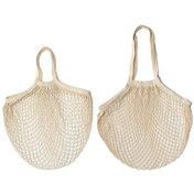 Resim Paket File Bakkal Poşeti Tekrar Kullanılabilir Yıkanabilir Pamuklu File Çanta Taşınabilir Alışveriş İpli Çanta Sebze Meyve Ürün Poşetleri Bej 