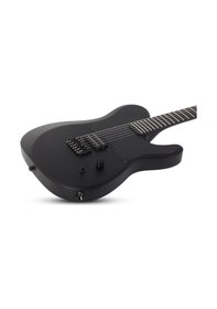 Resim Schecter Pt Black Ops Elektro Gitar Satin Black Open Pore 