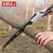 Resim AIRAJ Katlanabilir Testere, Üç Boyut, Endüstriyel Sınıf Manuel Kesme Aracı, Kaymaz ve Dayanıklı Sap ile, Ahşap, Metal ve Daha Fazlası için - Elektrik Gerektirmez, Ahşap İşleme Testeresi 