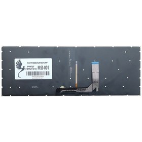 Resim MSI Uyumlu Wp65 9th Notebook Klavye Işıklı -kırmızı- 