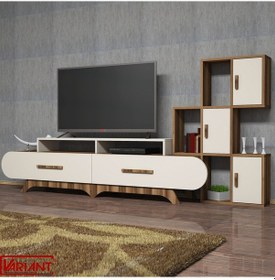 Resim Variant Flora Duvar Raflı Tv Ünitesi (210589042) 