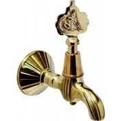 Resim Tuğralı Osmanlı Musluğu 1/2 (lüx . %100 Pirinç) Bakır 