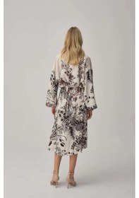 Resim Pierre Cardin Vegan Ipek Saten Dörtlü Gelin Çeyiz Takımı - Lx.25244 Ivory 