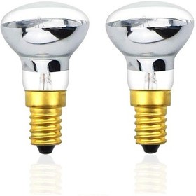 Resim 2'li Paket R39 E14 Yansıtıcı Ampul Spot Işığı Kısılabilir Lav Lambası 25w S 