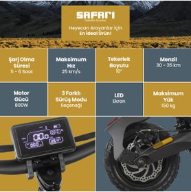 Resim ProLucky Cruise 500W Çift Süspansiyonlu Elektrikli Scooter 