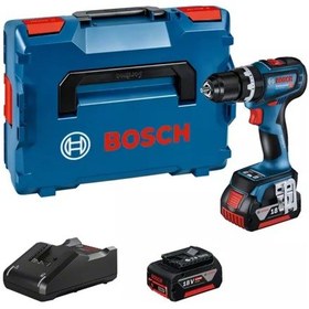 Resim Bosch Professional GSB 18V-90 C 5.0AH Çift Akülü Darbeli Delme Vidalama - 06019K6106 