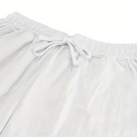 Resim Emele Water OBM Erkekler için Günlük Spor Pantolon - Keten Malzeme - Bol Kesim - Düz Paça - Kumaş - Yetişkin İlkbahar/Yaz Boş Zaman Pantolonları 