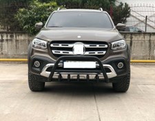 Resim Nissan Navara 2006+ Off Road Siyah Karterli Ön Koruma Ön Tampon Koruma Demiri Informplus AQM4WD PWT03 