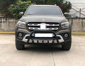 Resim Nissan Navara 2006+ Off Road Siyah Karterli Ön Koruma Ön Tampon Koruma Demiri Informplus AQM4WD PWT03 